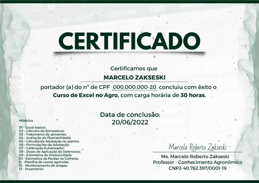 certificado